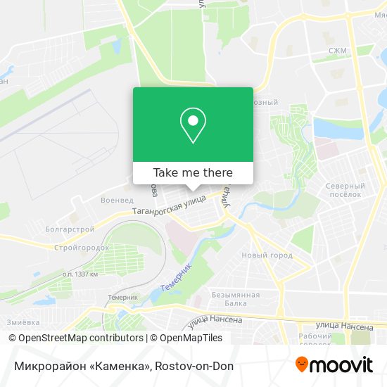Микрорайон «Каменка» map