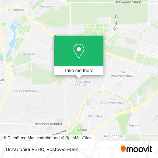 Остановка РЗНО map