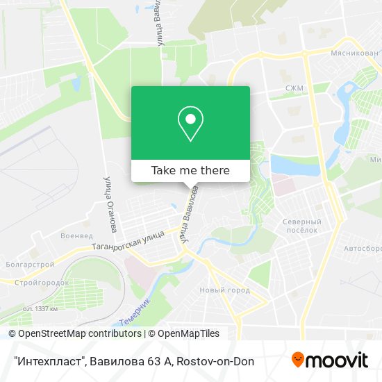 "Интехпласт", Вавилова 63 А map