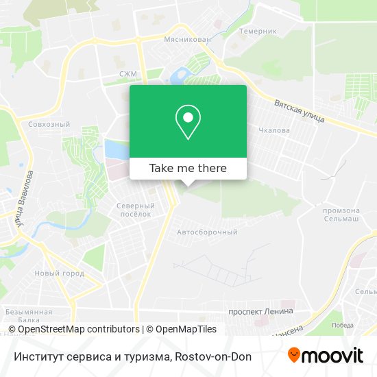 Институт сервиса и туризма map