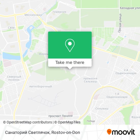 Санаторий Светлячок map