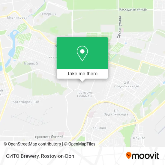 СИТО Brewery map