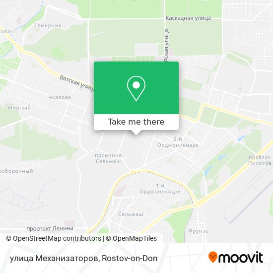 улица Механизаторов map