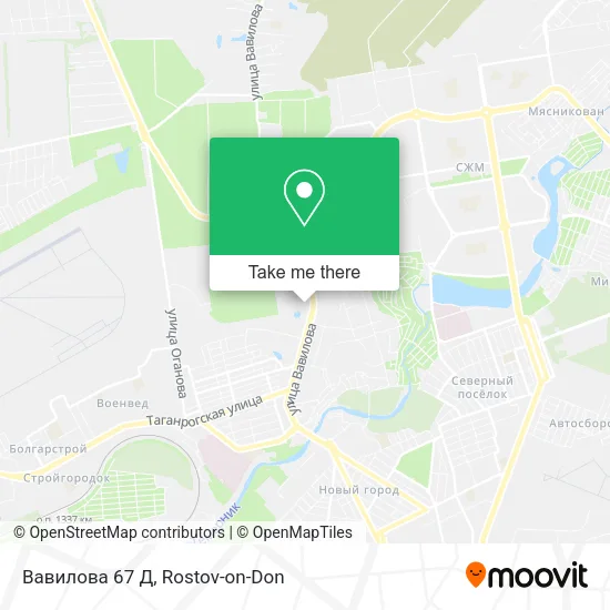 Вавилова 67 Д map