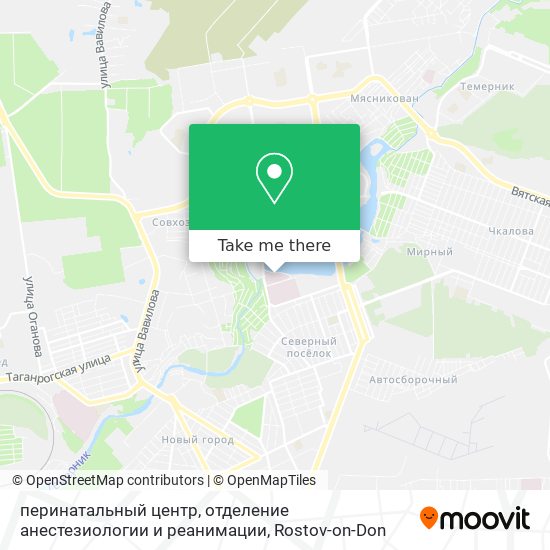 перинатальный центр, отделение анестезиологии и реанимации map