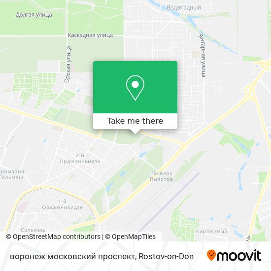 воронеж московский проспект map