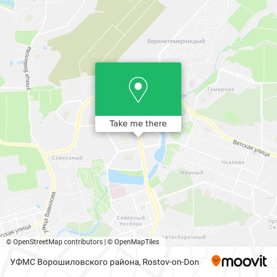 УФМС Ворошиловского района map