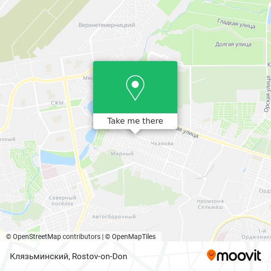 Клязьминский map
