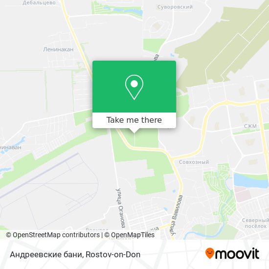 Андреевские бани map