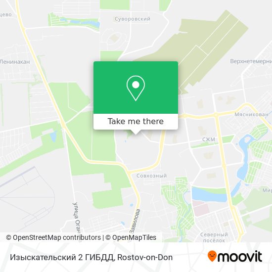 Изыскательский 2 ГИБДД map