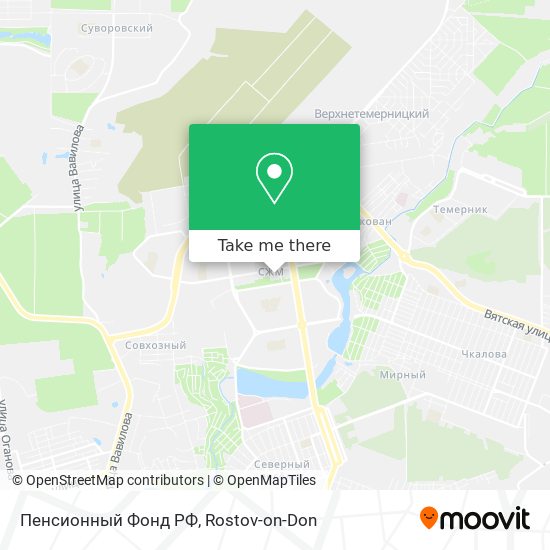 Пенсионный Фонд РФ map