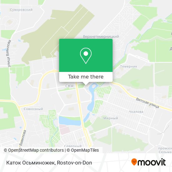 Каток Осьминожек map