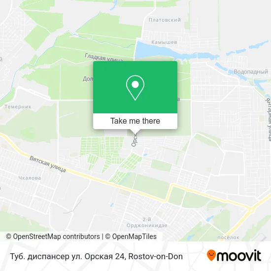 Туб. диспансер ул. Орская 24 map