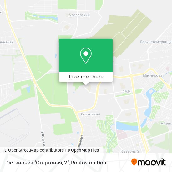 Остановка "Стартовая, 2" map