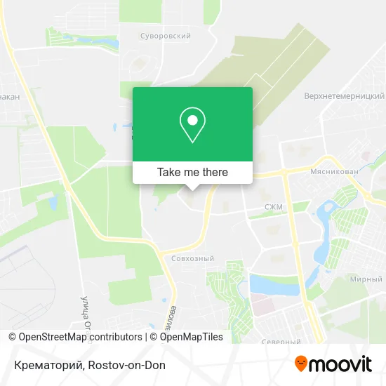 Крематорий map