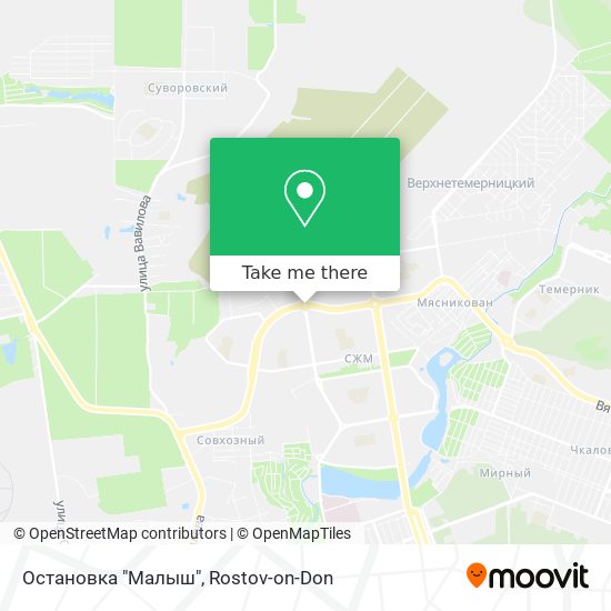 Остановка "Малыш" map