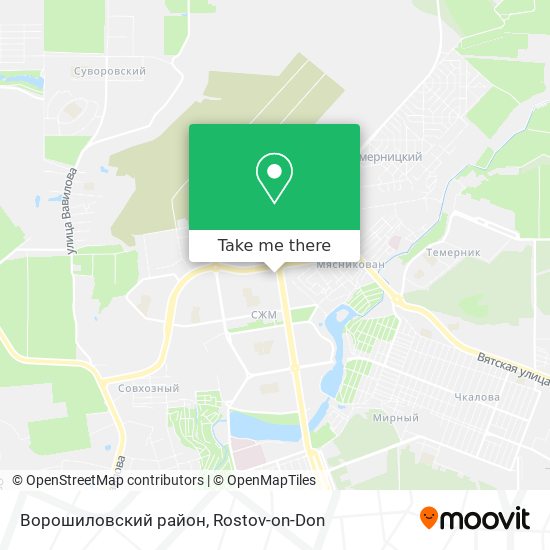 Ворошиловский район map