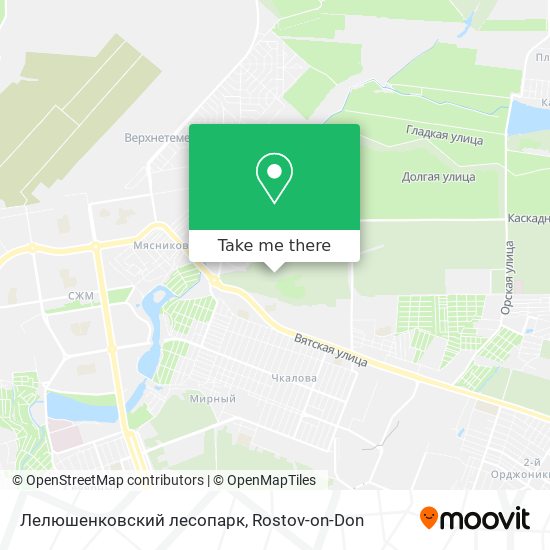 Лелюшенковский лесопарк map