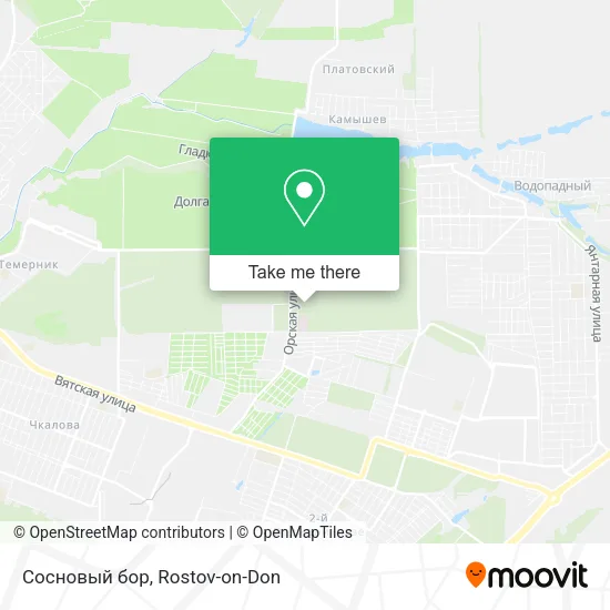 Сосновый бор map