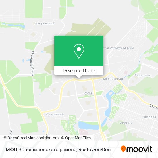 МФЦ Ворошиловского района map