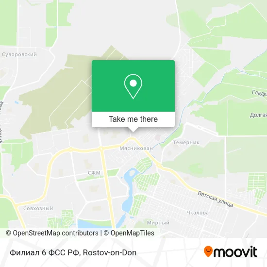 Филиал 6 ФСС РФ map