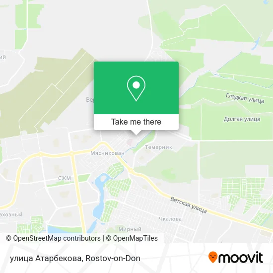 улица Атарбекова map