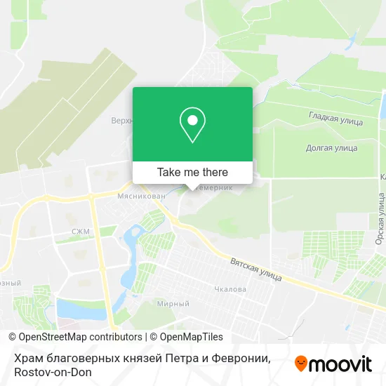 Храм благоверных князей Петра и Февронии map