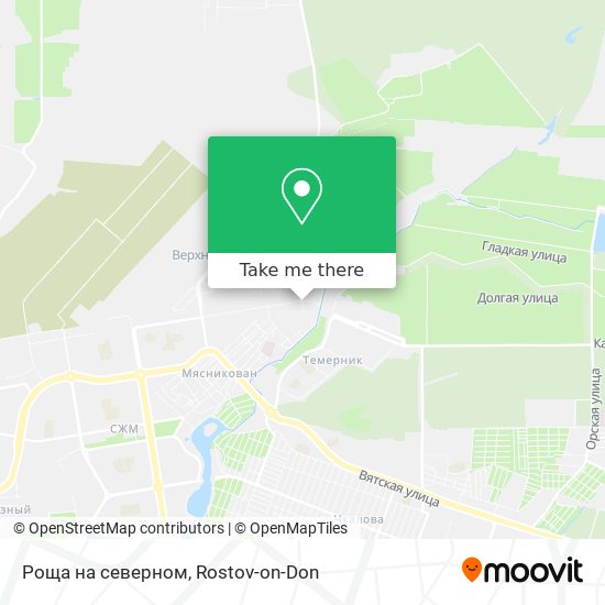 Роща на северном map