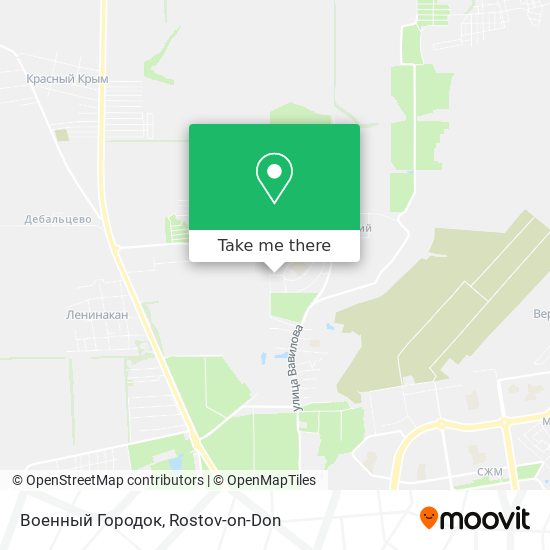 Военный Городок map
