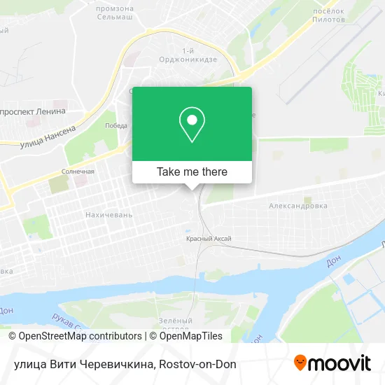 улица Вити Черевичкина map
