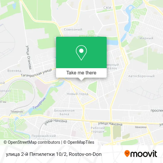 улица 2-й Пятилетки 10/2 map