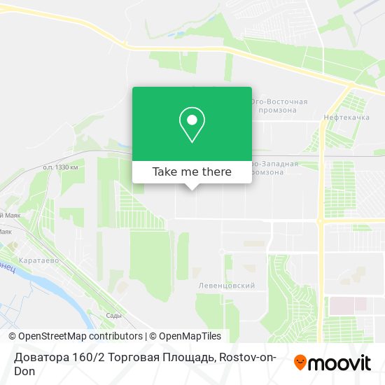 Доватора 160 / 2 Торговая Площадь map