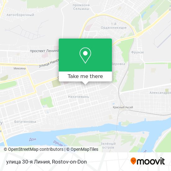 улица 30-я Линия map