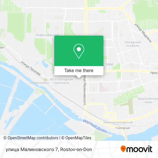 улица Малиновского 7 map