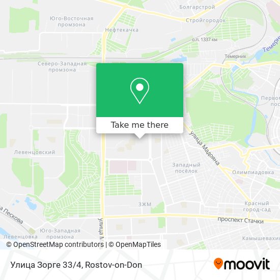 Улица Зорге 33/4 map