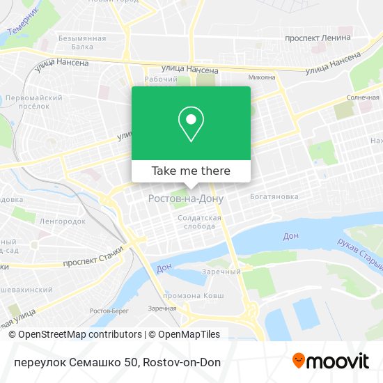переулок Семашко 50 map