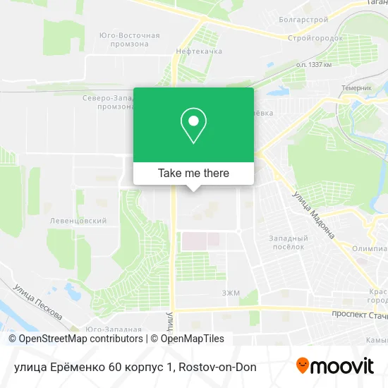 улица Ерёменко 60 корпус 1 map