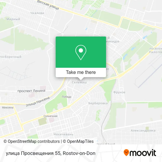 улица Просвещения 55 map