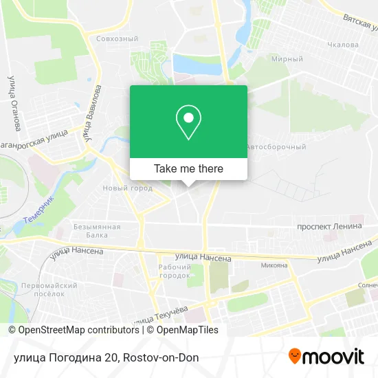 улица Погодина 20 map