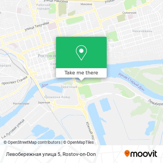 Левобережная улица 5 map