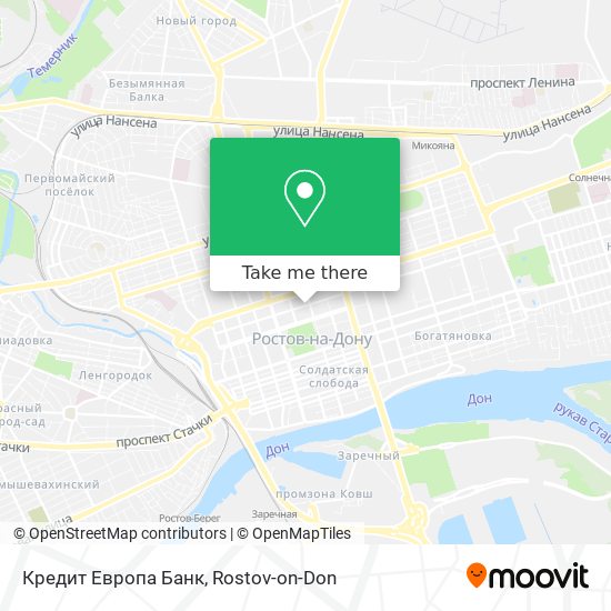 Кредит Европа Банк map