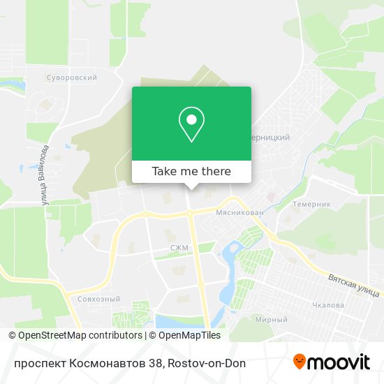 проспект Космонавтов 38 map