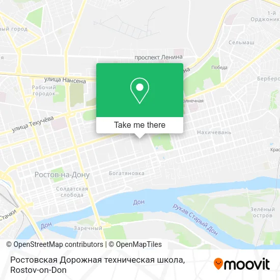Ростовская Дорожная техническая школа map