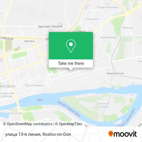 улица 13-я линия map