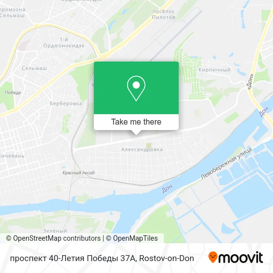 проспект 40-Летия Победы 37А map