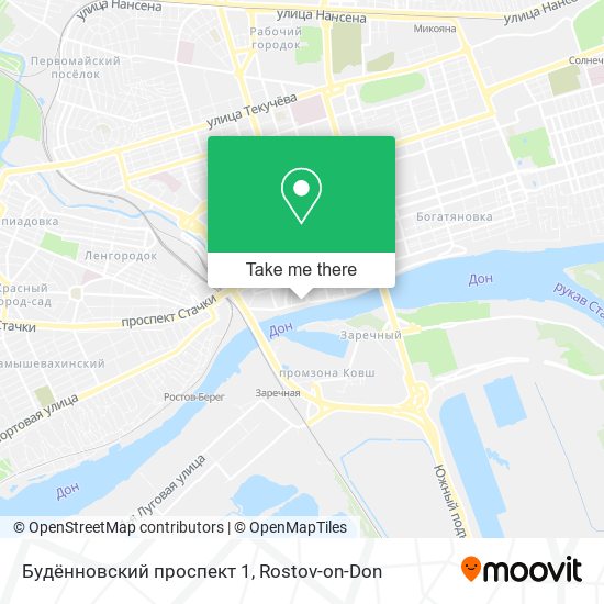 Будённовский проспект 1 map