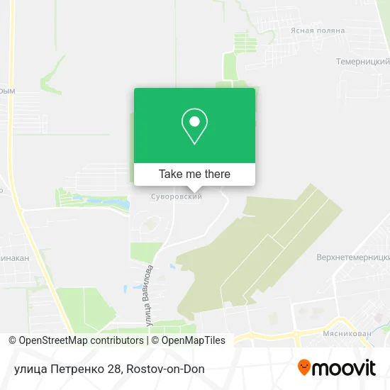 улица Петренко 28 map