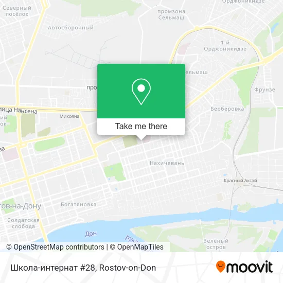 Школа-интернат #28 map