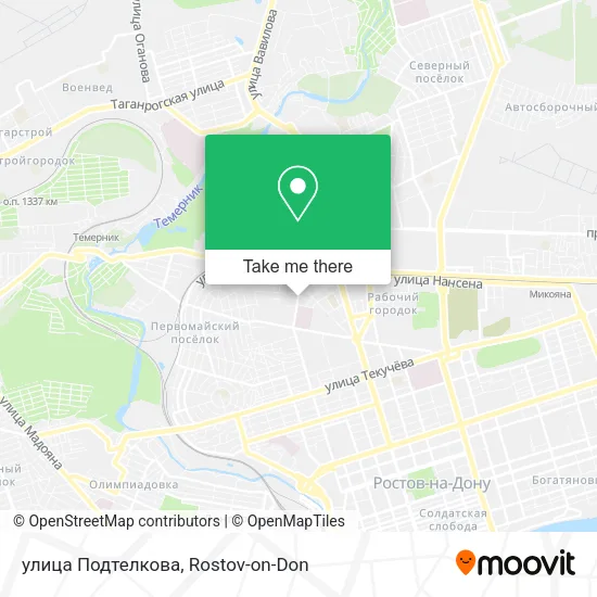 улица Подтелкова map