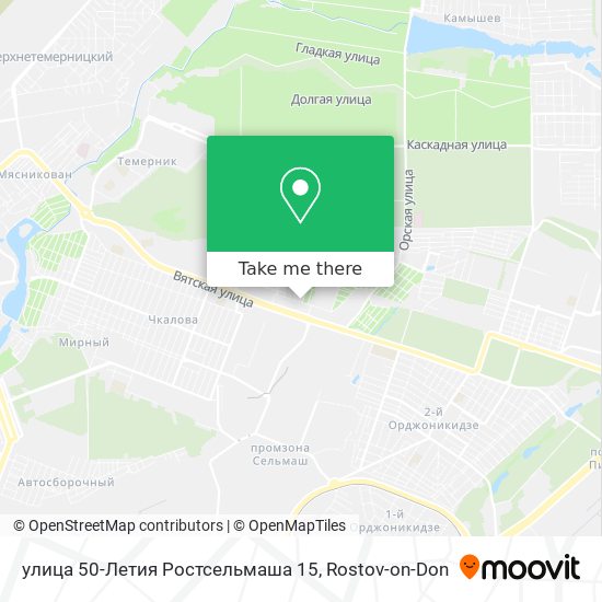 улица 50-Летия Ростсельмаша 15 map